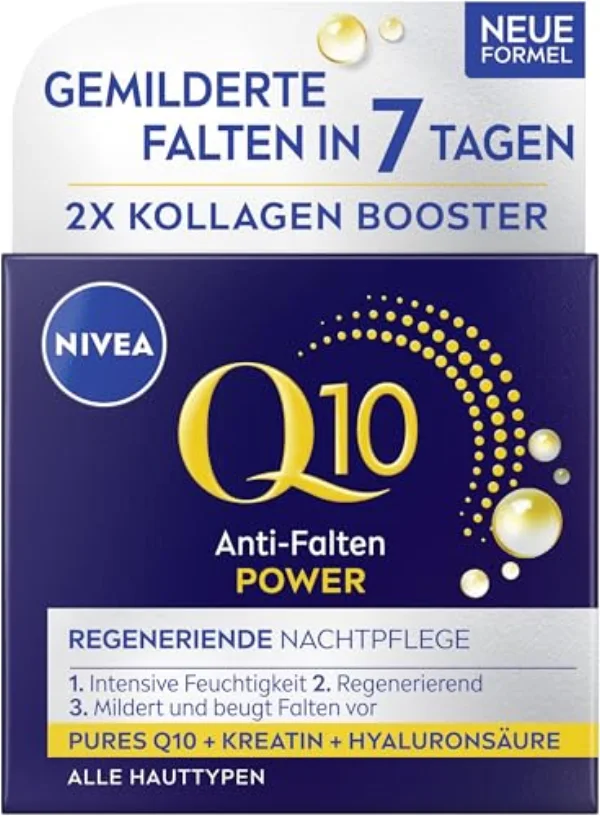 NIVEA Q10 Power Crème de Nuit Anti-Rides : Nivea